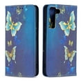 thumbnail image 1 of Case for Galaxy S22 Plus 5G Cover 2022,Allytech Shockproof Flip Folio PU Leather [Book Stand Feature][Card Slots Holder][Anti Scratch] TPU Bumper Case for Samsung Galaxy S22 Plus, Green Gold Butterfly, 1 of 6