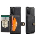 thumbnail image 1 of Case for Galaxy S22 Plus, Wallet Case w/Magnetic Credit Card Holder [Kickstand Feature][4 Card Slot] Detachable Cover fit Magnetic Car Mount, Case Compatible w/Samsung Galaxy S22 Plus- Black, 1 of 9