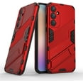 thumbnail image 1 of Case for Galaxy S23 FE,Military Protection [Built-in Kickstand] Dual-Layer Heavy Duty TPU+PC Shockproof Antiskid Thermolysis Phone Case for Samsung Galaxy S23 FE 5G,6.4 inch 2023 (Red), 1 of 12
