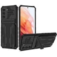 thumbnail image 1 of Case for Galaxy S23,Military Grade [Built-in Kickstand] with Card Holder Dual-Layer Design Heavy Duty Shockproof Protection Phone Case for Samsung Galaxy S23 5G,6.1 Inch 2023 (Black), 1 of 10