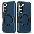 thumbnail image 1 of Case for Galaxy S24,Decase Heavy Duty Cover Soft TPU & Hard PC Dual Layer Hybrid Case Support Wireless Charging Magnetic Rugged Phone Shell,for Samsung Galaxy S24 - Royalblue, 1 of 10