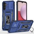thumbnail image 1 of Case for Galaxy S24 FE,Military Grade Car Holder Protection [Built-in Kickstand] Magnetic Metal Ring Heavy Duty TPU+PC Shockproof Phone Case for Samsung Galaxy S24 FE 5G,2024 (Blue), 1 of 8