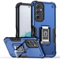 thumbnail image 1 of Case for Galaxy S24 FE,Military Grade TPU+PC [Built-in Kickstand] Dual-Layer Flag Design Heavy Duty Drop Protection Magnetic Stand Phone Case for Samsung Galaxy S24 FE 5G,2024 (Blue), 1 of 10