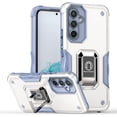 thumbnail image 1 of Case for Galaxy S24 FE,Military Grade TPU+PC [Built-in Kickstand] Dual-Layer Flag Design Heavy Duty Drop Protection Magnetic Stand Phone Case for Samsung Galaxy S24 FE 5G,2024 (White), 1 of 10