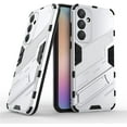 thumbnail image 1 of Case for Galaxy S25,Military Protection [Built-in Kickstand] Dual-Layer Heavy Duty TPU+PC Shockproof Antiskid Thermolysis Phone Case for Samsung Galaxy S25 5G,6.2 inch 2025 (White), 1 of 9