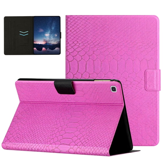 Case for Galaxy Tab A8 10.5" 2022(SM-X200/SM-X205/SM-X207), Allytech Synthetic Leather Smart Auto Sleep Wake Kickstand Card Slots Case for Samsung Galaxy Tab A8 X200, Rose