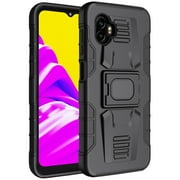 Case for Galaxy XCover 6 Pro, Nakedcellphone Rugged Ring Grip Cover with Stand [Built-In Mounting Plate] for Samsung XCover6 Pro Phone 2022, SM-G736