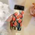 thumbnail image 1 of Case for Galaxy Z Flip 3 5G, Cartoon Pattern Printed Slim Hard Back Case Cover Anti Scratch Shockproof Support Wireless Charging, Conque for Samsung Galaxy Z Flip 3 5G 2021, 1 of 3