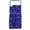 thumbnail image 1 of Case for Galaxy Z Flip 4,Galaxy Z Flip 4 Case,3D Handmade Sparkle Stunning Stones Crystal Diamond Bling Glitter Shockproof Phone Case for Samsung Galaxy Z Flip 4 5G (2022) (Blue), 1 of 7