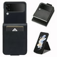 thumbnail image 1 of Case for Galaxy Z Flip 4 Wallet Case, [RFID Blocking] Card Holder Stand [Shockproof TPU Interior Case] Premium PU Leather Magnetic Protective Flip Cover Compatible with Samsung Galaxy Z Flip 4,
Black, 1 of 9