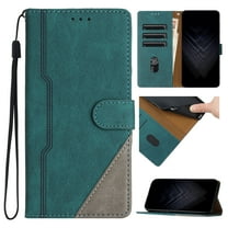 Case for Google Pixel 10 Pro XL, PU Leather Wallet Folio Card Holder Kickstand Shockproof Drop Protection Wrist Strap Wireless Charging Phone Case Cover Compatible with Google Pixel 10 Pro XL, Green