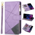 thumbnail image 1 of Case for Google Pixel 6 5G 2021, Allytech Premium PU Leather Flip Stand Removable Hand Strap Zipper Wallet [9 Card Slots] Magnetic Closure Full Protective Case for Google Pixel 6 (6.4" 2021), Purple, 1 of 8