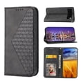 thumbnail image 1 of Case for Google Pixel 6, Magnetic Matte Premium PU Leather Stand Flip Cover with Card Slots and Wallet, Shockproof and Full Body Protection Compatible with Google Pixel 6 - Black, 1 of 10
