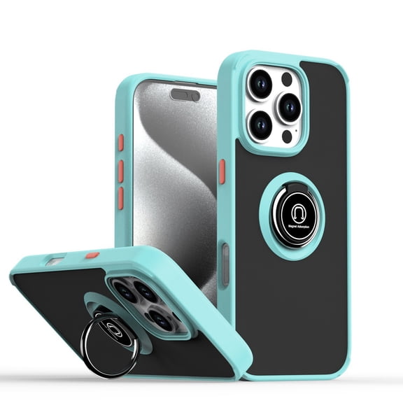 Case for Google Pixel 6 Pro protective case, Slim Military Grade Car Holder Shockproof Anti-Drop Built-in Ring Holder Magnetic Kickstand Protective Cover
