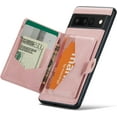 thumbnail image 1 of Case for Google Pixel 7 2022, Detachable Magnetic Wallet Credit Card Cash Slot Case Cover Support Wireless Charging Functional Kickstand Compatible with Google Pixel 7 2022 (Pink), 1 of 18
