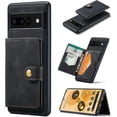thumbnail image 1 of Case for Google Pixel 7 Pro 2022, Detachable Magnetic Wallet Credit Card Cash Slot Case Cover Support Wireless Charging Functional Kickstand Compatible with Google Pixel 7 Pro 2022 (Black), 1 of 18