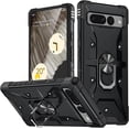 thumbnail image 1 of Case for Google Pixel 7 Pro Case Military Grade Drop Case with Kickstand Metel Ring Magnetic Holder Shockproof Protective for Pixel 7 Pro Phone Case (Black), 1 of 17