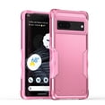 thumbnail image 1 of Case for Google Pixel 7, Rugged Military Grade Dual-Layers Soft Silicone Shockproof Anti-Scratches Thin Fit Cover with Anti-Slip Strips Screen Lens Protection Case,8 Color, 1 of 14