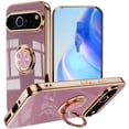 thumbnail image 1 of Case for Google Pixel 7A,[Built-in Rotatable Magnetic Kickstand] Plating Edge Soft TPU Slim Drop Protection Shockproof Phone Case for Google Pixel 7A 5G,6.1 inch 2023 (Purple), 1 of 14