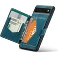 thumbnail image 1 of Case for Google Pixel 7A, Detachable Magnetic Wallet Card Cash Slot Case Cover Support Wireless Charging Functional Kickstand Compatible with Google Pixel 7A 5G 2023 (Teal), 1 of 15
