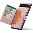 thumbnail image 1 of Case for Google Pixel 7A, Detachable Magnetic Wallet Card Cash Slot Case Cover Support Wireless Charging Functional Kickstand Compatible with Google Pixel 7A 5G 2023 (Pink), 1 of 15