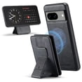 thumbnail image 1 of Case for Google Pixel 7A, Detachable Magnetic Wallet Credit Card Cash Slot Case Support Wireless Charging Functional Kickstand Compatible with MagSafe Phone Cover For Google Pixel 7A,Black, 1 of 12