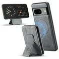 thumbnail image 1 of Case for Google Pixel 7A, Detachable Magnetic Wallet Credit Card Cash Slot Case Support Wireless Charging Functional Kickstand Compatible with MagSafe Phone Cover For Google Pixel 7A,Gray, 1 of 12