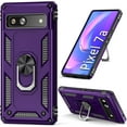 thumbnail image 1 of Case for Google Pixel 7a Purple Case Pixel 7a Phone Case for Women Girls,with Ring Kickstand,Shock-Absorption Bumper Cover for Google Pixel 7a 5G Purple, 1 of 12