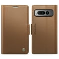 thumbnail image 1 of Case for Google Pixel 8 Pro Wallet Case, Retro PU Leather Flip Case with Magnetic Closure, [RFID Blocking] Card Holder and Kickstand for Men Women, TPU Shockproof Full Protective Case, Brown, 1 of 7
