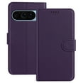 thumbnail image 1 of Case for Google Pixel 9 / 9 Pro with Credit Card Slot, Slim Luxury PU Rugged Non-Slip Grip Shockproof Bumper Full Body Protective Cover Men Women Phone Case for Google Pixel 9 / 9 Pro, Purple, 1 of 9