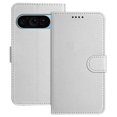 thumbnail image 1 of Case for Google Pixel 9 / 9 Pro with Credit Card Slot, Slim Luxury PU Rugged Non-Slip Grip Shockproof Bumper Full Body Protective Cover Men Women Phone Case for Google Pixel 9 / 9 Pro, Silver, 1 of 9