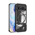thumbnail image 1 of Case for Google Pixel 9 / 9 Pro, Luxury Ultra Slim Metal Lens Protection Scratch-resistant Anti-Fingerprint Drop Protective Shockproof Phone Case Cover for Google Pixel 9 / 9 Pro, Black, 1 of 5
