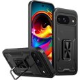 thumbnail image 1 of Case For Google Pixel 9/9 Pro,Military Grade  [Built-in Kickstand] Magnetic Ring Holder Heavy Duty TPU+PC Shockproof Drop Protection Phone Case For Google Pixel 9/9 Pro,6.3 inch 2024 (Black), 1 of 8