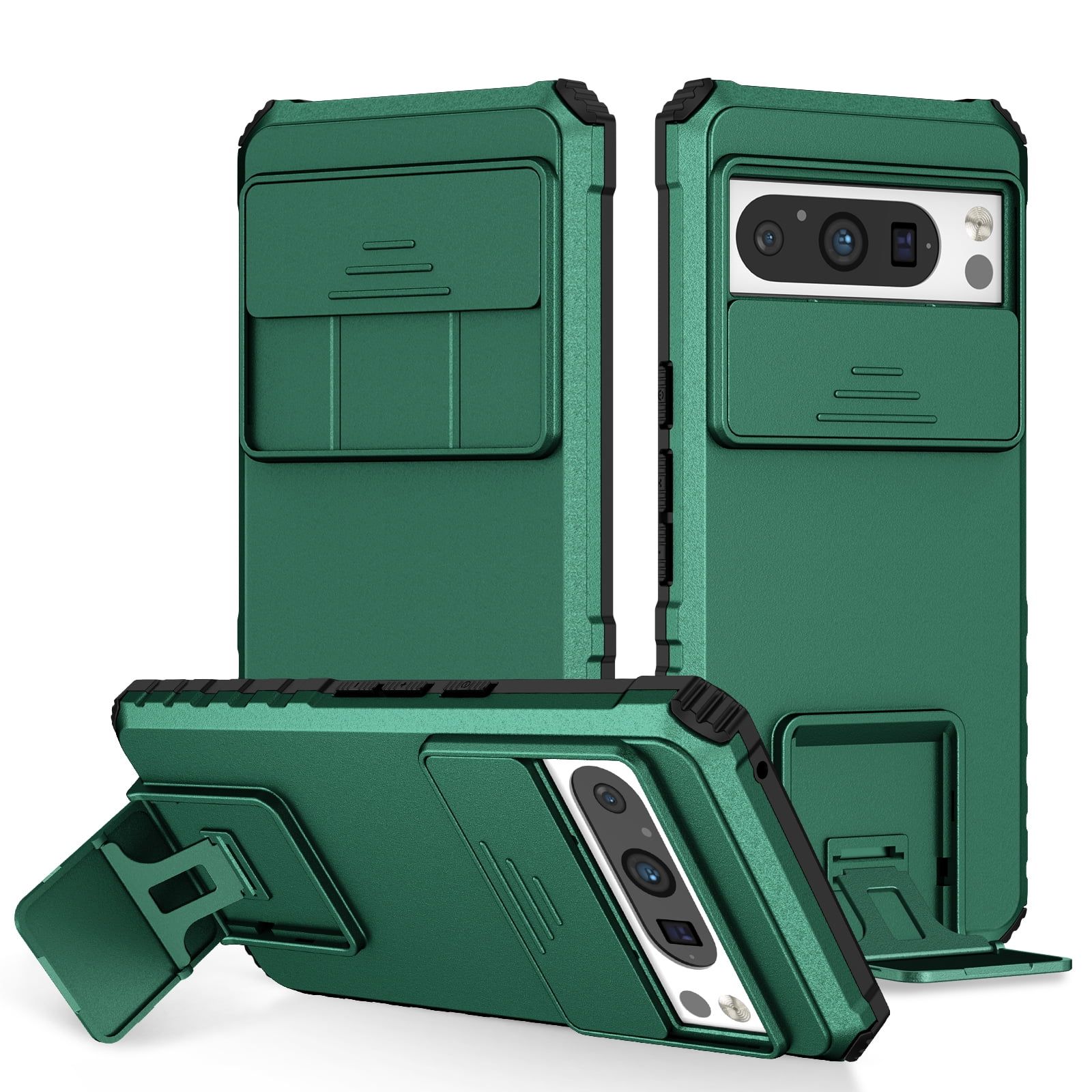 Case for Google Pixel 9 / 9 Pro, Luxury Slide Lens Cover Shockproof