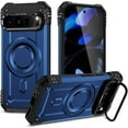 thumbnail image 1 of Case for Google Pixel 9 Pro XL,Military Grade Drop Full-Body Shockproof Protective Lens Holder Kickstand TPU+PC Wireless Magnetic Phone Case for Google Pixel 9 Pro XL 5G,6.8" 2024 (Blue), 1 of 10