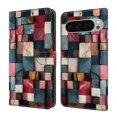 thumbnail image 1 of Case For Google Pixel 9 Pro XL/ Pixel 10 Pro XL Crystal Material Painted Pattern With Multi-Card Holder Bills Slot, PU Leather Magnetic Wallet Case,Colorful, 1 of 6