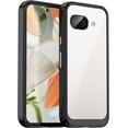 thumbnail image 1 of Case for Google Pixel 9A,Google Pixel 9A Case,Transparent TPU+PC Acrylic Protective Military Grade  Heavy Duty Protection Phone Case for Google Pixel 9A (Black), 1 of 16