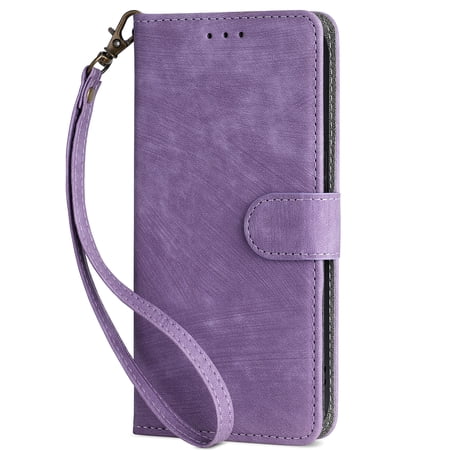Case for HhuaWei HonorX50i Wallet protective case, leather phone case with magnetic closed credit card slot - wrist strap shockproof protection phone case