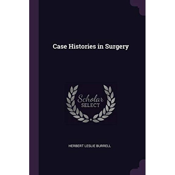 Case Histories in Surgery (Paperback)