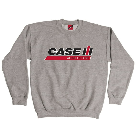 Case IH AG Logo - Men's Long Sleeve Crew Neck Fleece