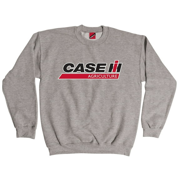 Case IH AG Logo - Men's Long Sleeve Crew Neck Fleece