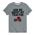 thumbnail image 1 of Case IH - Ask Me About My Tractor - Toddler Short Sleeve Graphic T-Shirt, 1 of 4