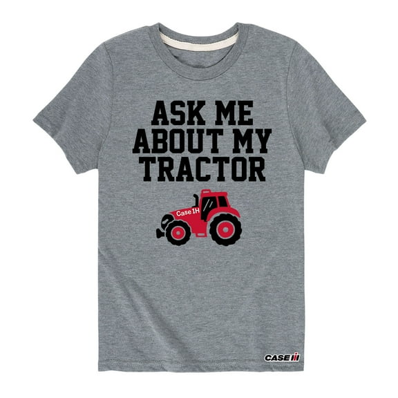 Case IH - Ask Me About My Tractor - Toddler Short Sleeve Graphic T-Shirt