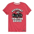 thumbnail image 1 of Case IH - Assistant Tractor Driver - Toddler Short Sleeve Graphic T-Shirt, 1 of 6