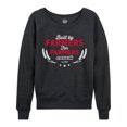 thumbnail image 1 of Case IH Built By Farmers For Farmers - Women's Lightweight French Terry Long Sleeve Shirt, 1 of 6