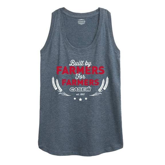Case IH Built By Farmers For Farmers - Women's Racerback Tank Top