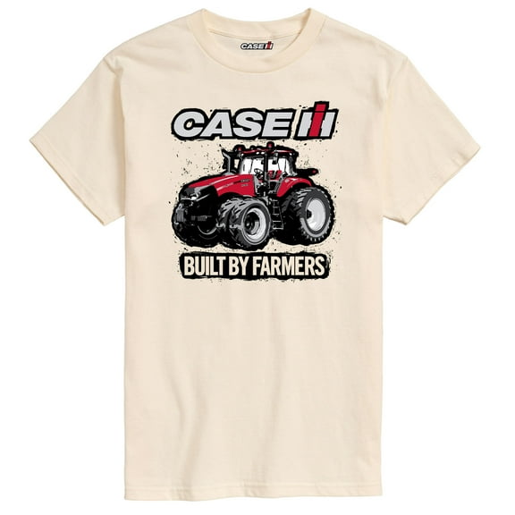 Case IH Built By Farmers - Men's Short Sleeve Graphic T-Shirt
