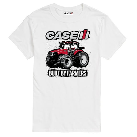 Case IH Built By Farmers - Men's Short Sleeve Graphic T-Shirt