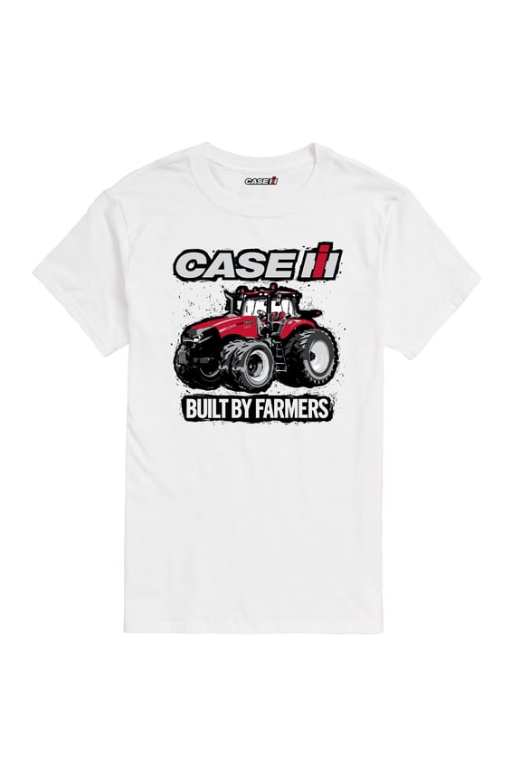 Case IH Built By Farmers - Men's Short Sleeve Graphic T-Shirt