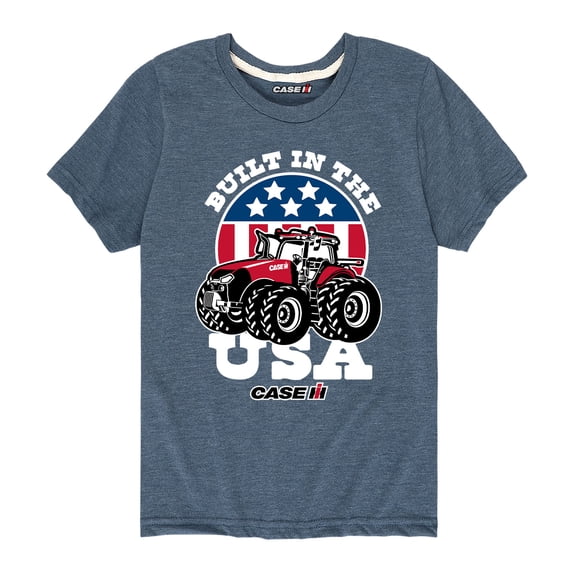 Case IH - Built In The USA - Youth Boys Short Sleeve Graphic T-Shirt